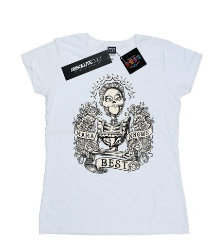 Disney T-shirt en coton Femmes/Dames Coco Mama Knows Best (Blanc) - UTBI14392
