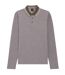 Polo Manches Longues Homme Gris Kaki Boss-2
