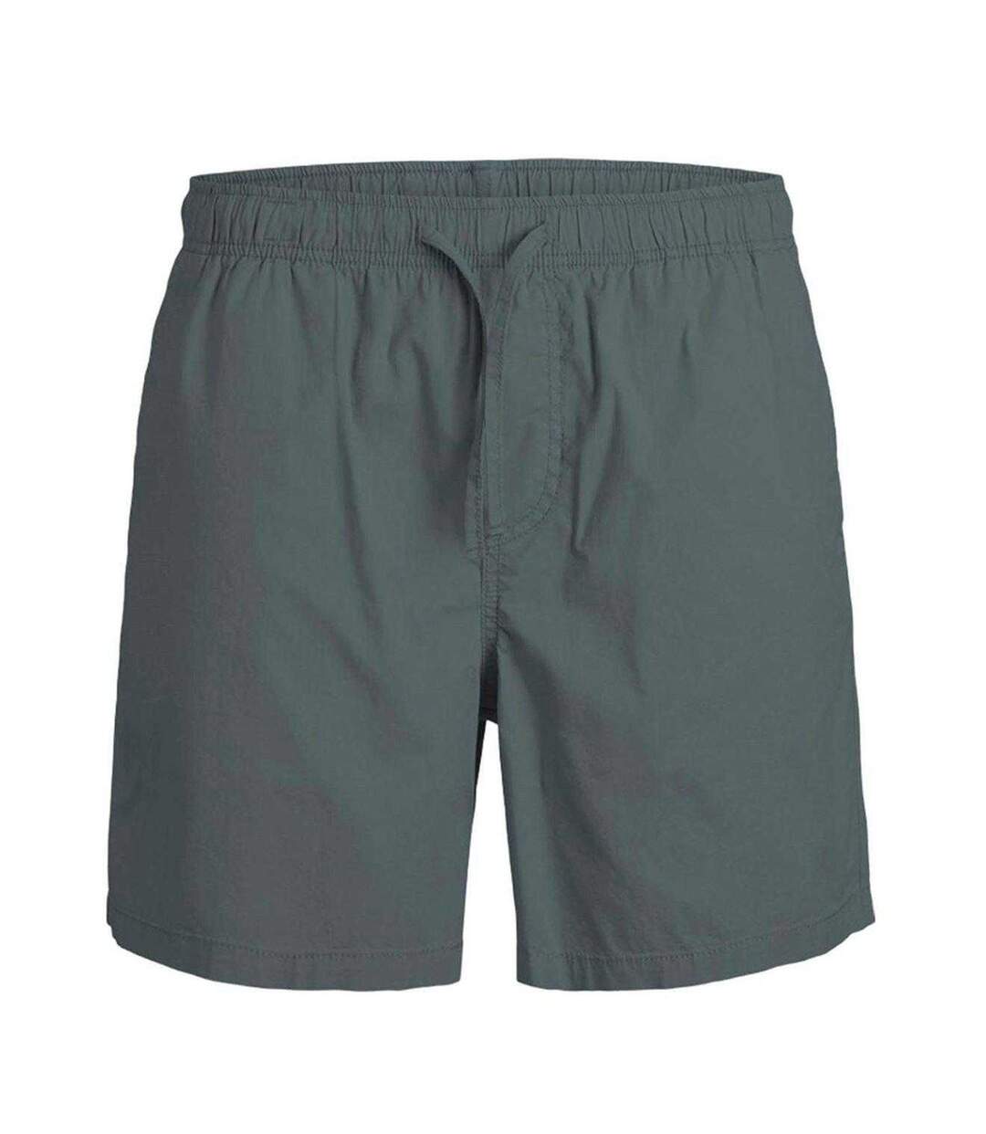 Short De Survêtement Homme Vert De Gris Clair Jack And Jones-1