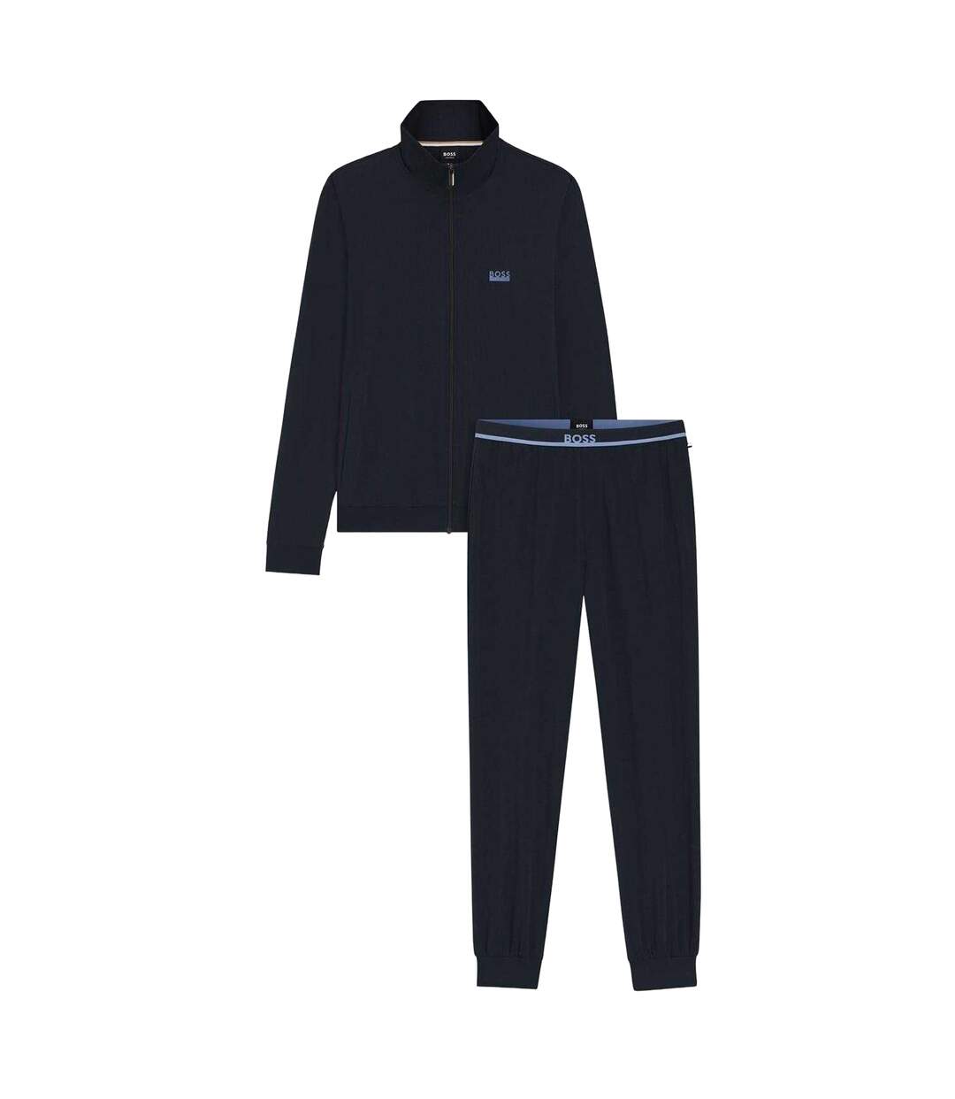 Ensemble De Pyjama Long Homme Bleu Foncé Boss-2