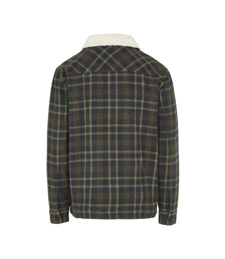 Veste à carreaux kaki homme o'neill fleece lined