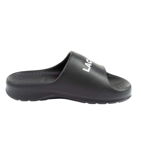 Claquettes Serve Femme Noir Lacoste