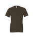 Bella + Canvas Unisex Adult Jersey Short-Sleeved T-Shirt (Army) - UTBC5391