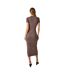 Robe Moulante Femme Marron Jack Wills-3