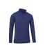 Mens Talus Zip Neck Long-sleeved Thermal Top Dark Blue Mountain Warehouse-2