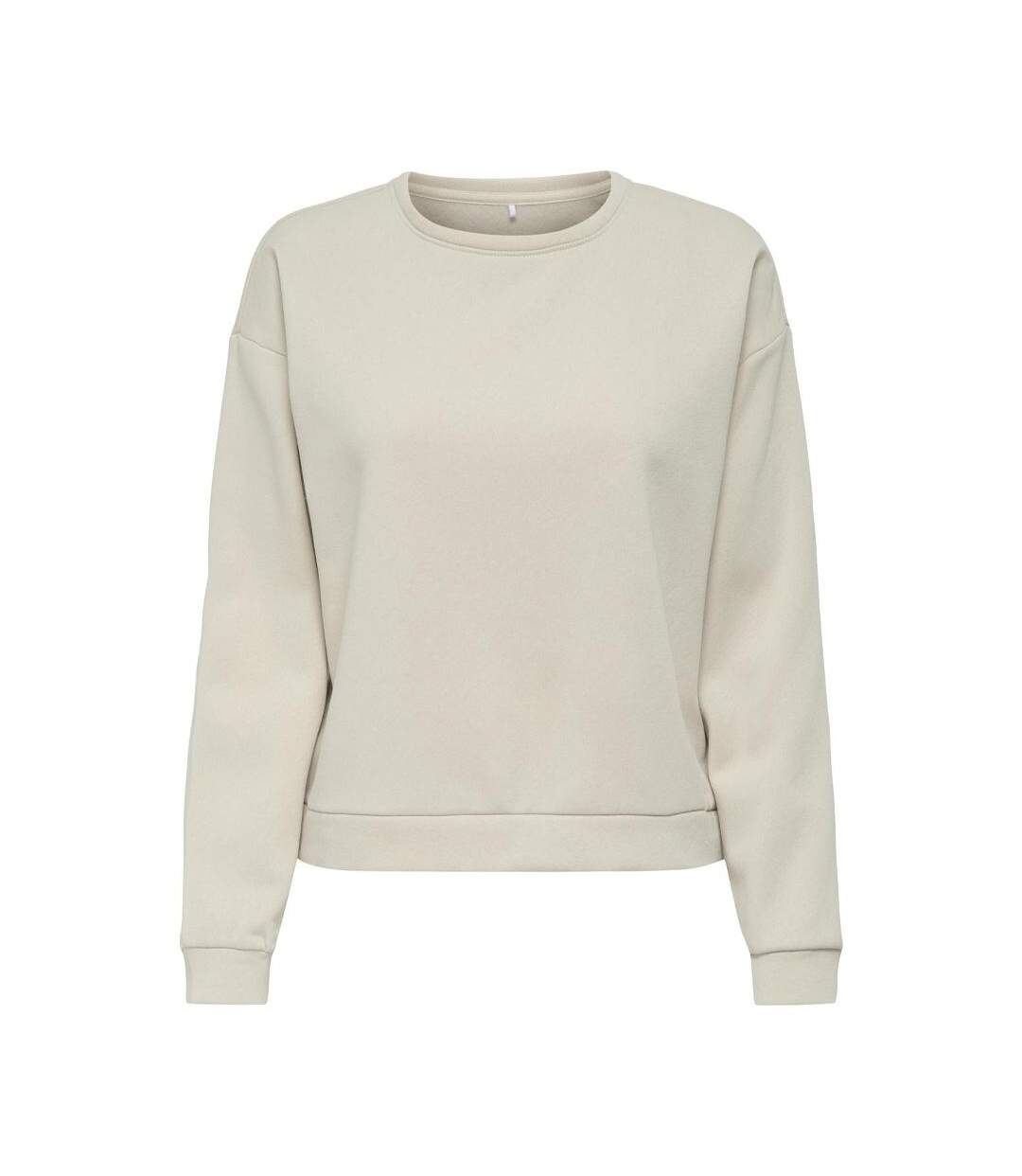 Sweat beige femme only calli-1