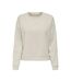 Sweat beige femme only calli-1