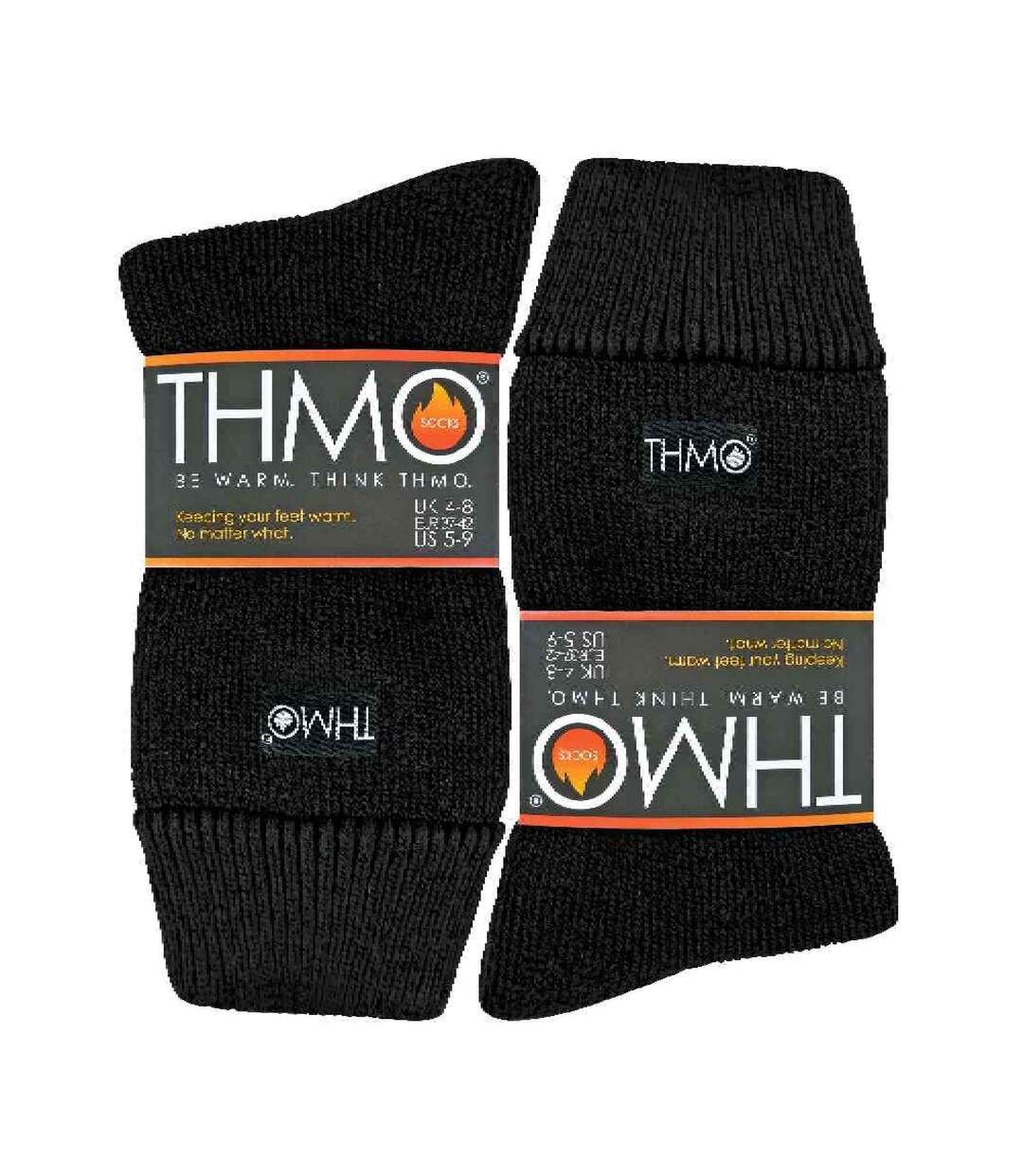 Mens Thermal Indoor Slipper Socks with Grips-2