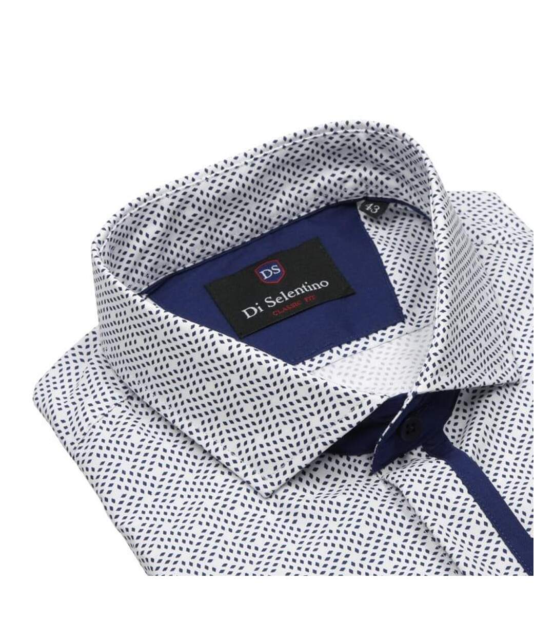 Chemise New Moscow Homme Bleu Marine Di Selentino-4