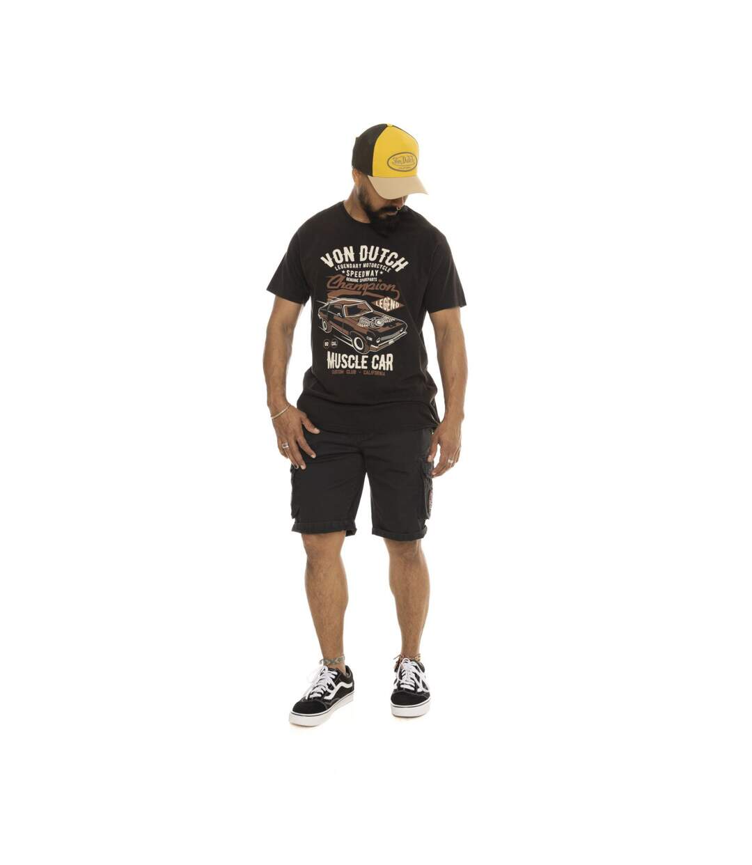 T-shirt manches courtes col rond homme Muscle Vondutch-3