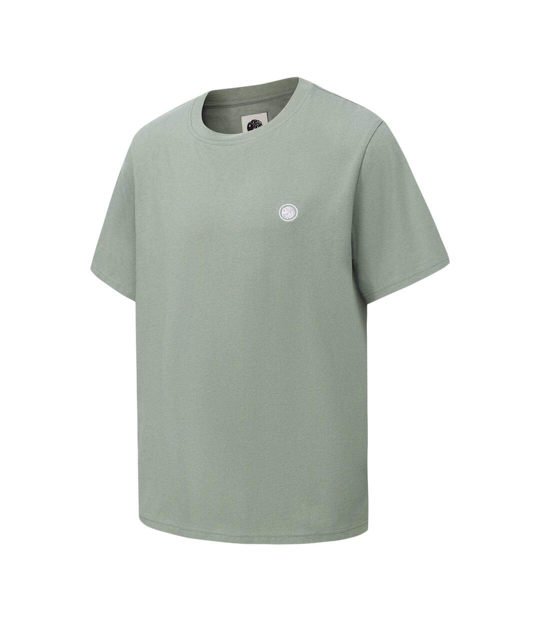 Mens Small Logo Cotton T-shirt Light Green Pretty Green-3