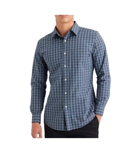 Chemise Bleu à Carreaux Homme Dockers Woven - L