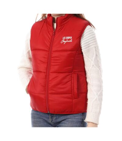 Doudoune sans manches Rouge Femme Lee Cooper Osmos - M