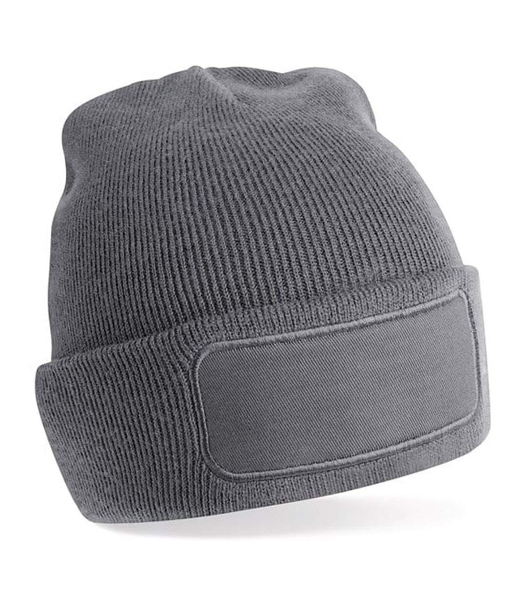 Bonnet avec patch - Adulte - B445 - gris graphite-2