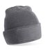 Bonnet avec patch - Adulte - B445 - gris graphite-2