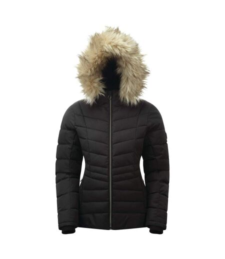 Blouson de ski glamorize femme noir / beige pâle Dare 2B