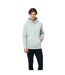 Unisex adult jasper recycled cotton hoodie iceberg green Iqoniq-3