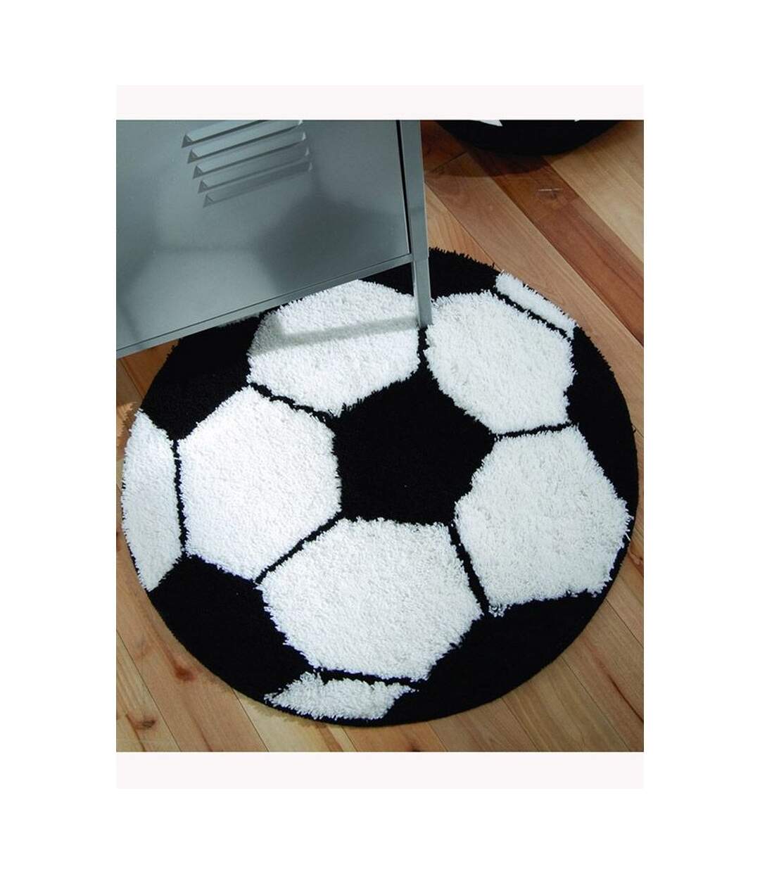 It´s a goal football rug one size white/black Catherine Lansfield-1
