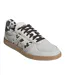 Womens/ladies Sleek Cow Print Leather Trainers Off White Adidas-1
