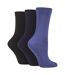 SOCKSHOP - Lot de 3 paires de chaussettes respirantes en bambou femme-1