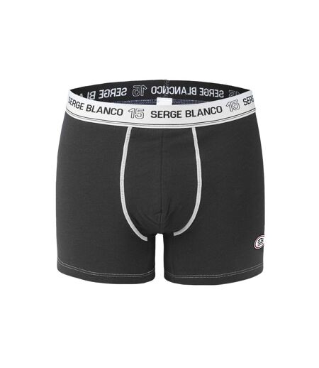 Lot de 2 Boxers homme avec surpiqûres Class Serge Blanco