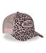 Casquette baseball Velvet avec print et broderie Leopard Rose Vondutch-4