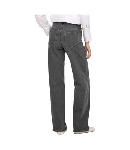 Jean droit gris femme only sanna