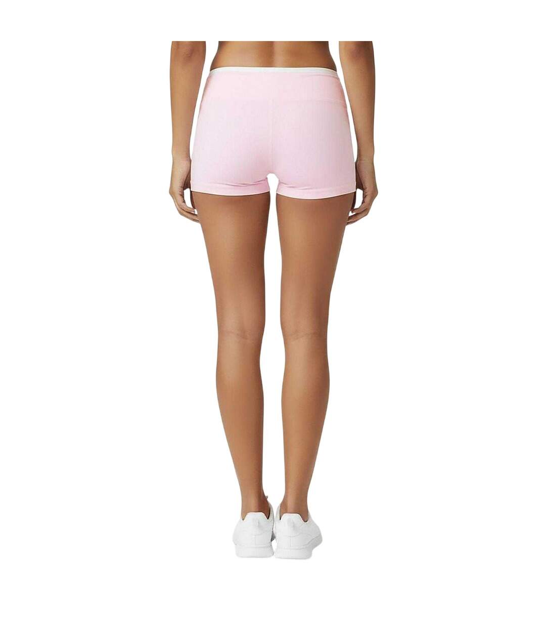 Womens/ladies Layer Workout Shorts Light Pink USA Pro-3