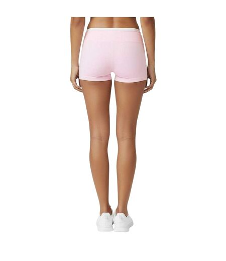 Womens/ladies Layer Workout Shorts Light Pink USA Pro