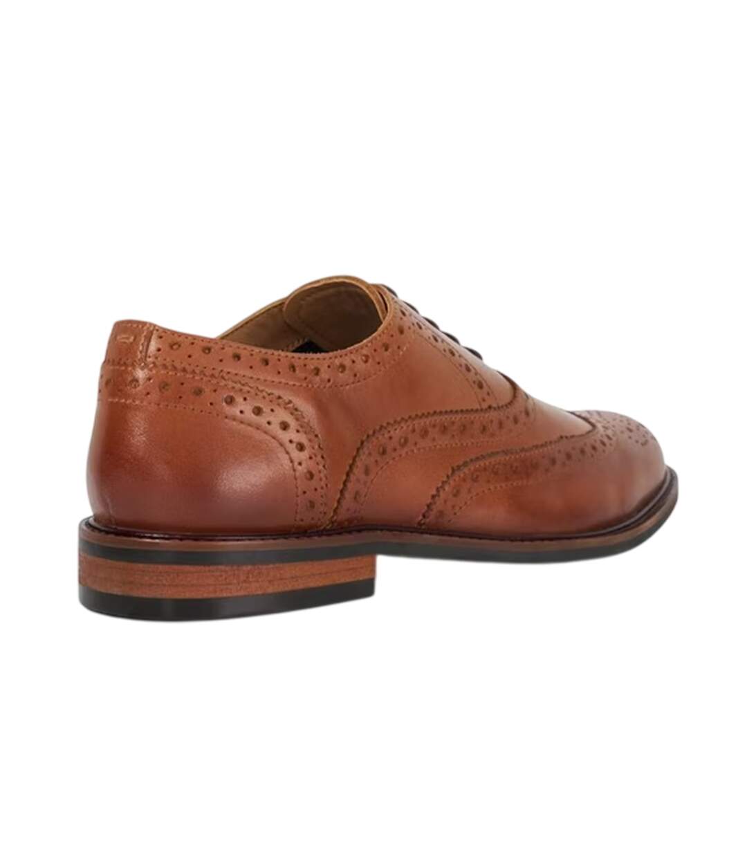Richelieus Officiel Motif/style Dessin Homme Marron Clair Dune London-2