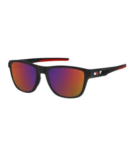 Mens Matte Sunglasses One Size Purple Black Tommy Hilfiger