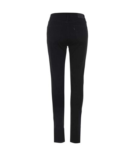 Womens/ladies 721 Denim Skinny Jeans Black Levis