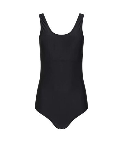 Womens/ladies harlyn one piece swimsuit black Mountain Warehouse