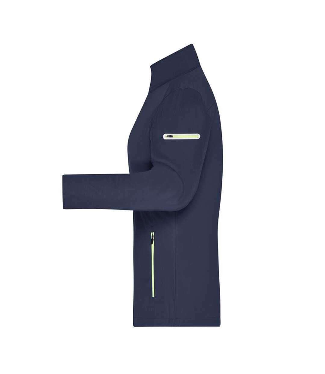 Veste Softshell Femme Bleu Marine Jaune Vif James And Nicholson-3