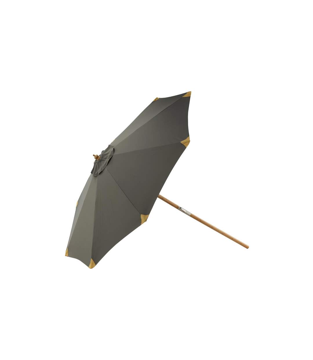 Parasol en Bois Cerox 270cm Gris-1