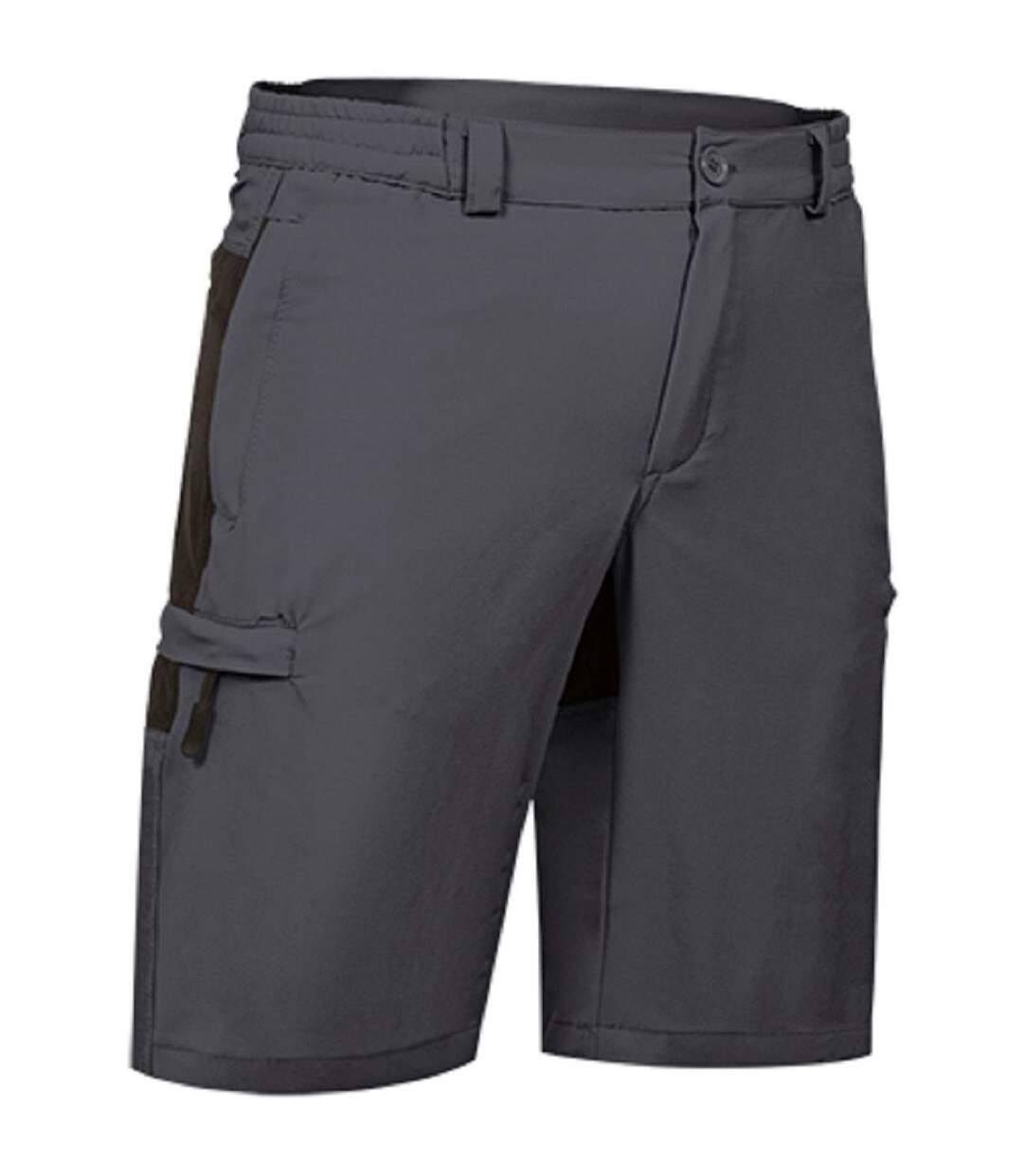 Bermuda trekking homme - QUEBEC - gris foncé