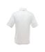 UCC 50/50 Mens Plain Piqué Short Sleeve Polo Shirt (White) - UTBC1194-2
