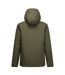 Veste Imperméable Allston Homme Kaki Foncé Jaune Sombre Regatta-3