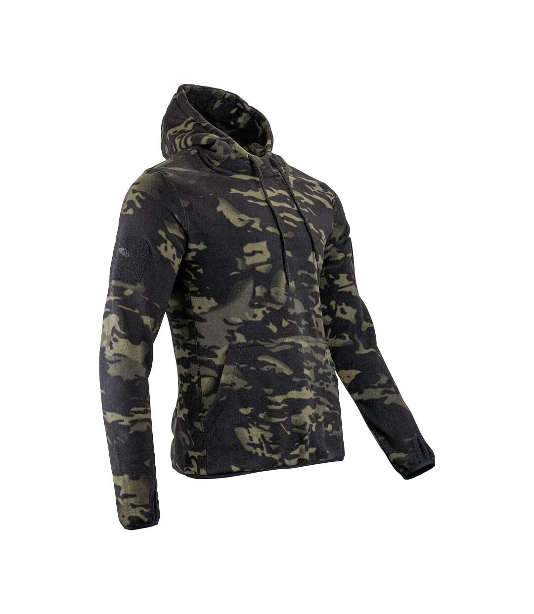Sweat À Capuche Motif/style Camouflage Tactical Homme Noir Viper-3