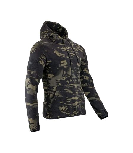 Sweat À Capuche Motif/style Camouflage Tactical Homme Noir Viper