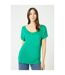 Maine Womens/Ladies Slouch T-Shirt (Green)