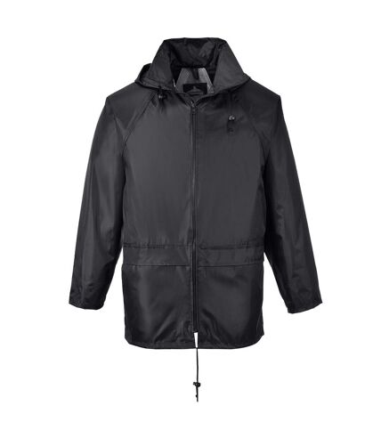 Portwest Unisex Adult Classic Raincoat (Black) - UTPC6885