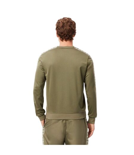 Sweat Tennis Homme Vert Kaki Lacoste