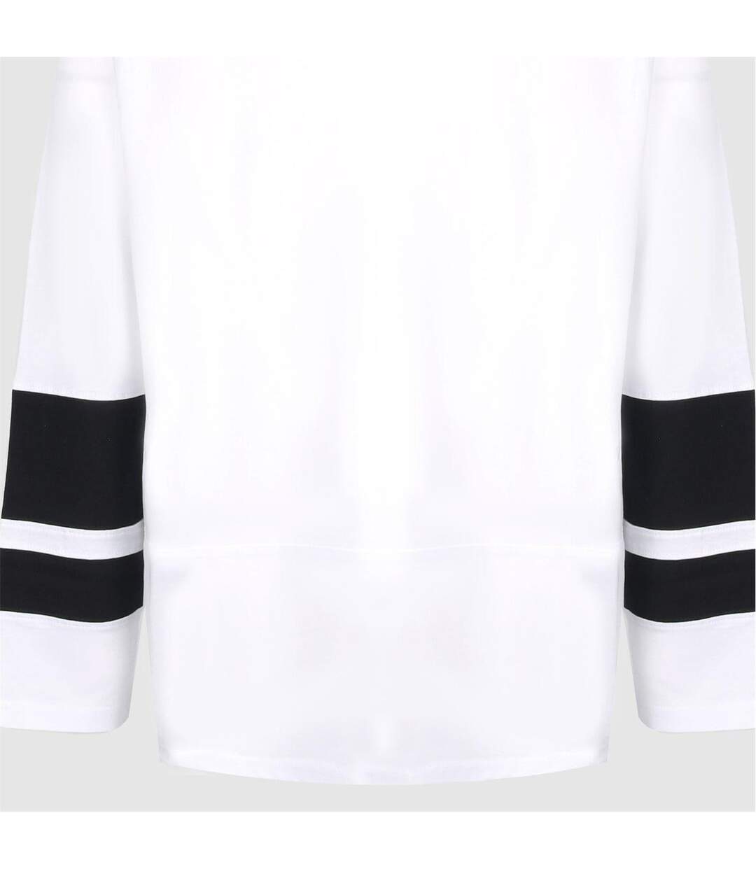 Mens Logo Raglan Long-sleeved T-shirt White Black No Fear-3