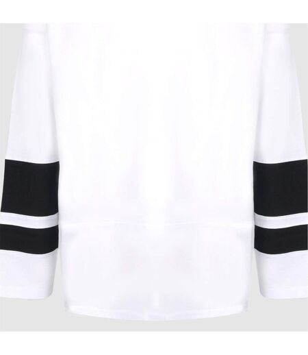 Mens Logo Raglan Long-sleeved T-shirt White Black No Fear