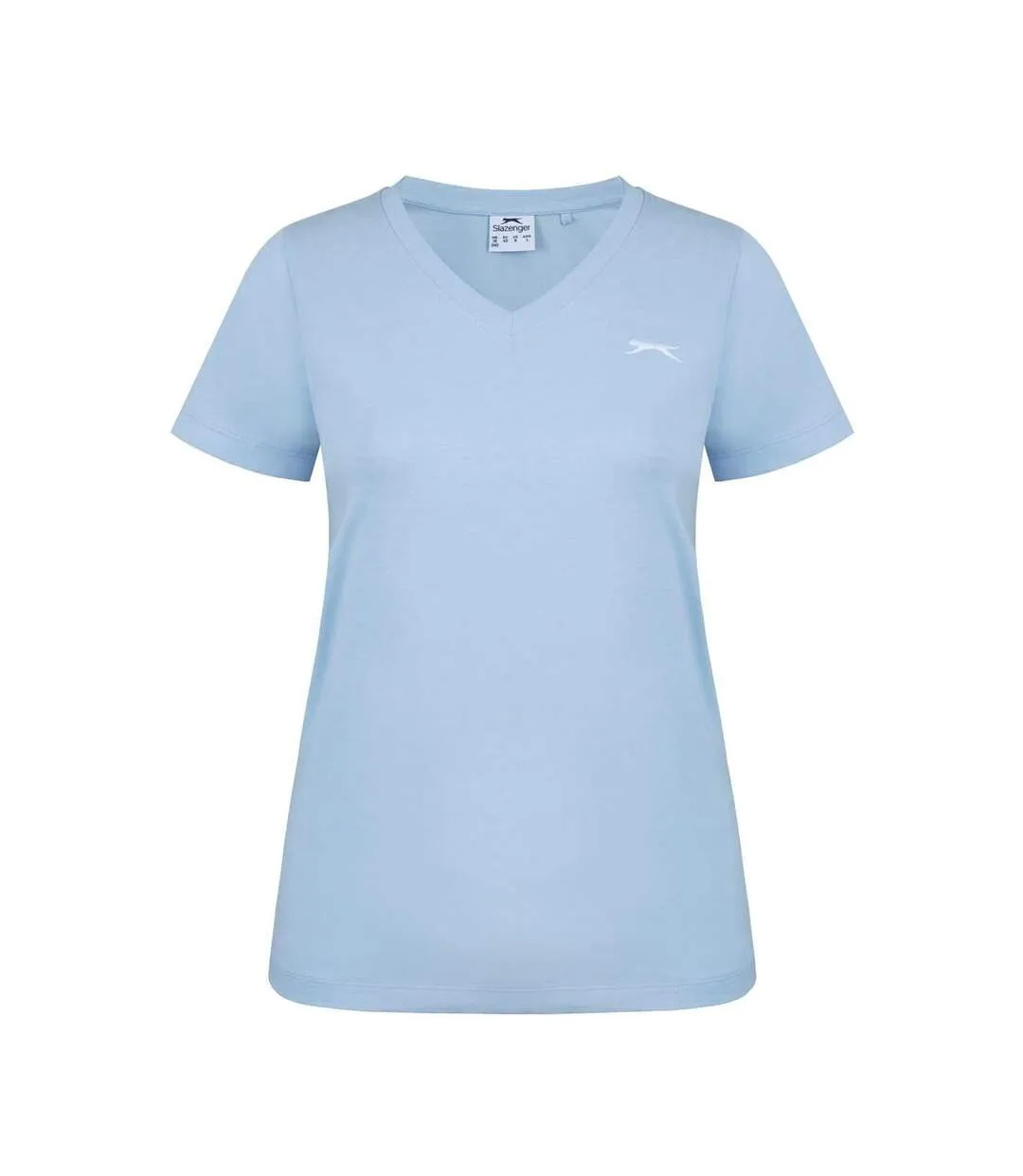 Womens/ladies T-shirt Bright Pink Slazenger-4