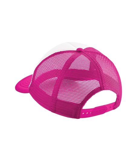 Casquette Trucker Adulte Fuchsia Blanc Beechfield