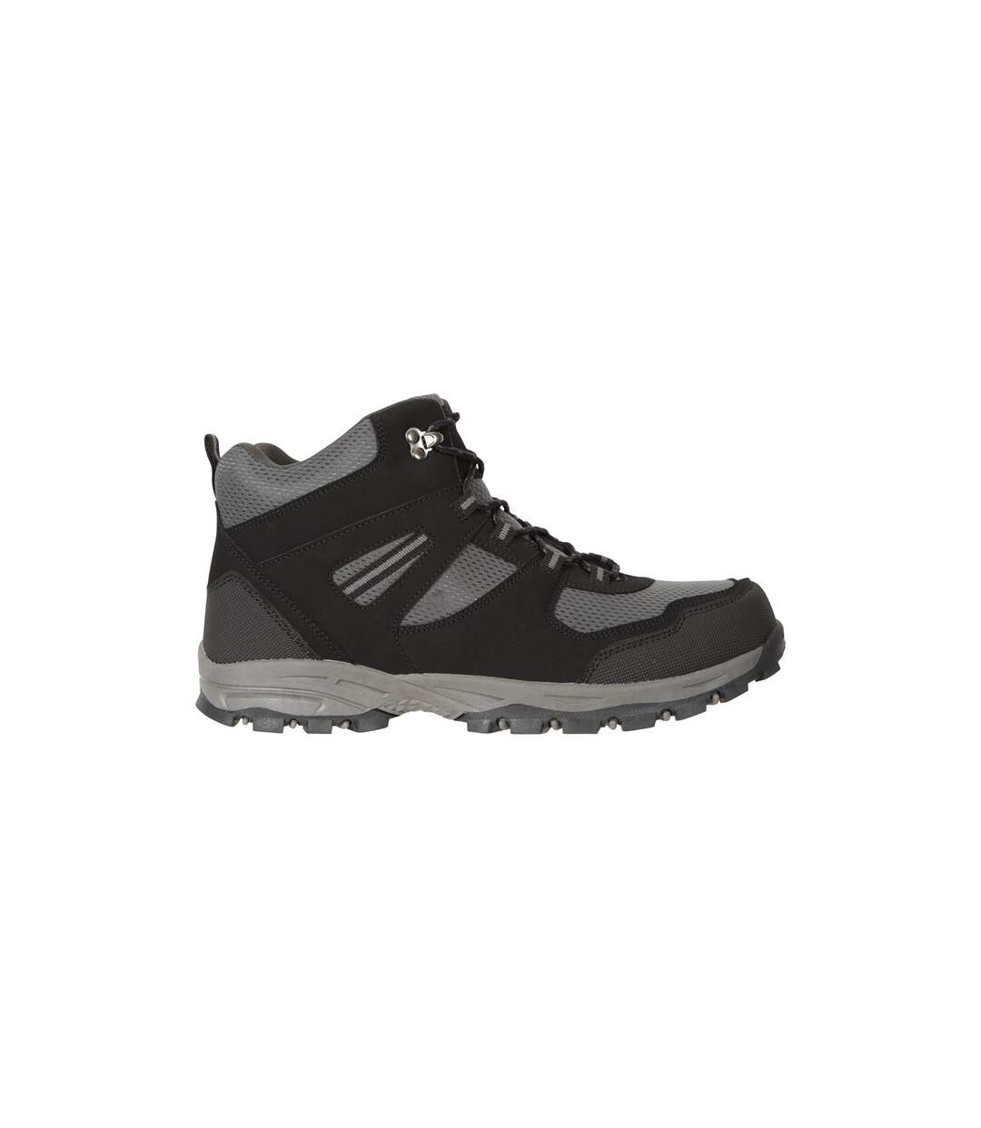 Mens Mcleod Wide Walking Boots Jet Black Mountain Warehouse-4