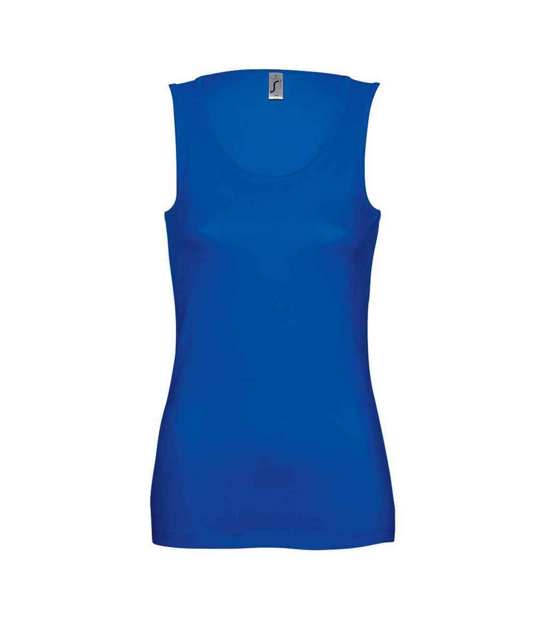 Womens/ladies Jane Tank Top Royal Blue SOLS-1