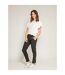 Pantalon cigarette avec bandes ELEONOR - Dona X Lisa-3